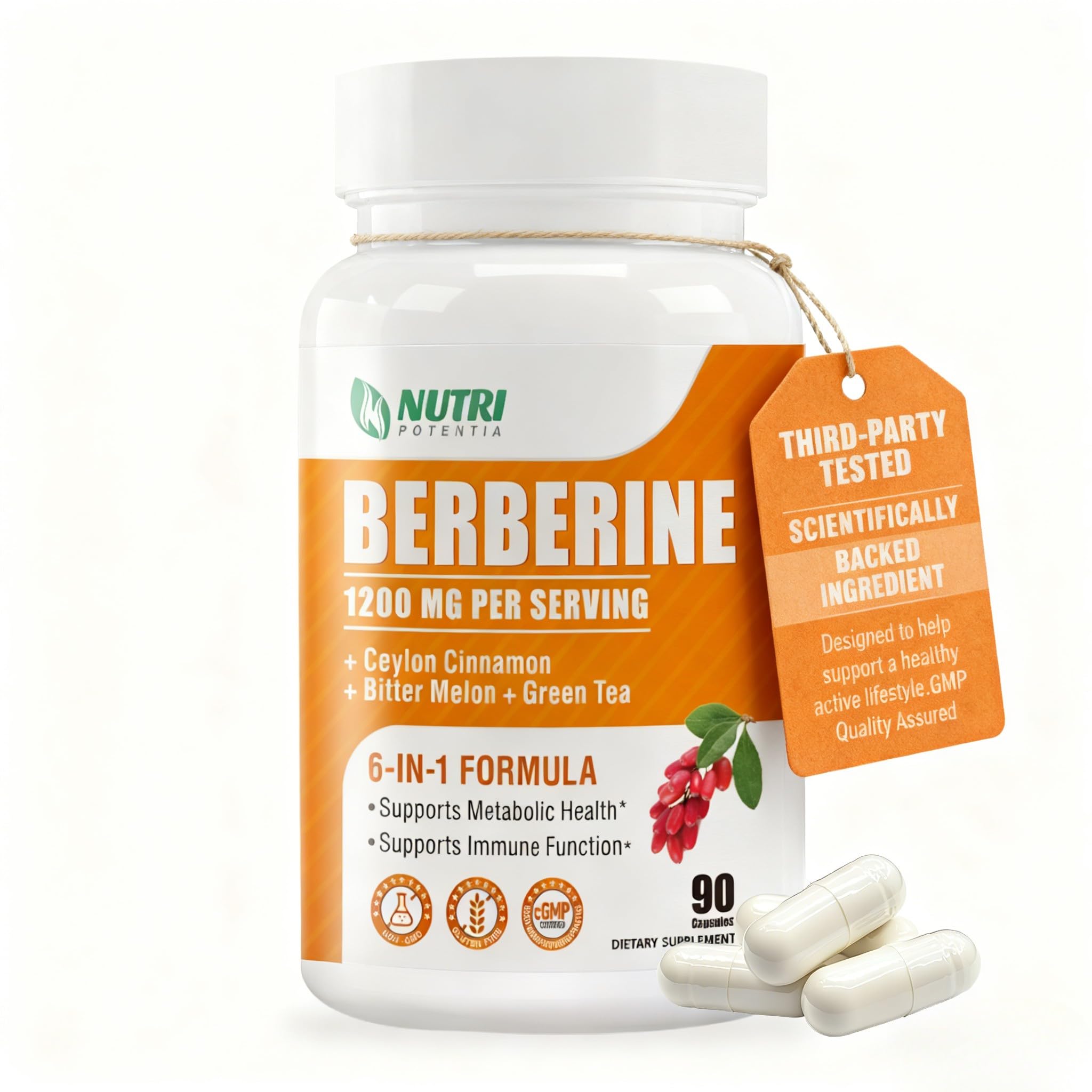 Amazon.com: Organic Berberine Supplement-Berberine with Ceylon